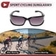 thumbnail image 3 of Gafas de sol para motocicleta Unique Bargains, lentes oscuros grises, marco negro, tri-acetato de celulosa, PC UV400, 3 of 6