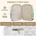 thumbnail image 5 of ZUXONGSY Easter Egg Bunny Print Quilted Bible Case for Women Large Bible Protective Carrier Sturdy Carrying Book Case with Handle Scripture Bag for Study, 5 of 7