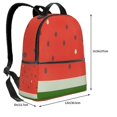 thumbnail image 4 of Watermelon Pattern Backpack,Large Capacity Travel Backpack,Laptop Backpack,Water Resistant Backpack For Women Men, 4 of 5