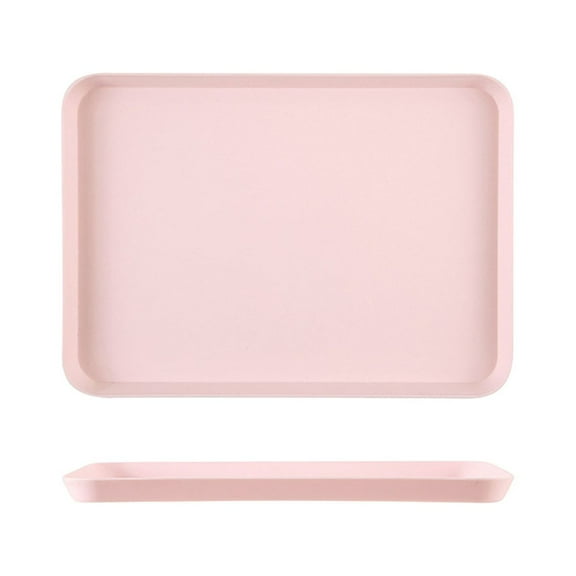 Plastic Dinner Plate Pink Large Eguiwyn Household Fruit Tray Kitchen Fruit Tray Customer Tea Cup Tray Spring Festival Fruit