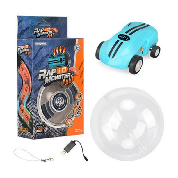 Mini Lasers High-Speed Stunt Car Toy 360 Rotating Lasers LED Chariots Car Toy for Kids Children