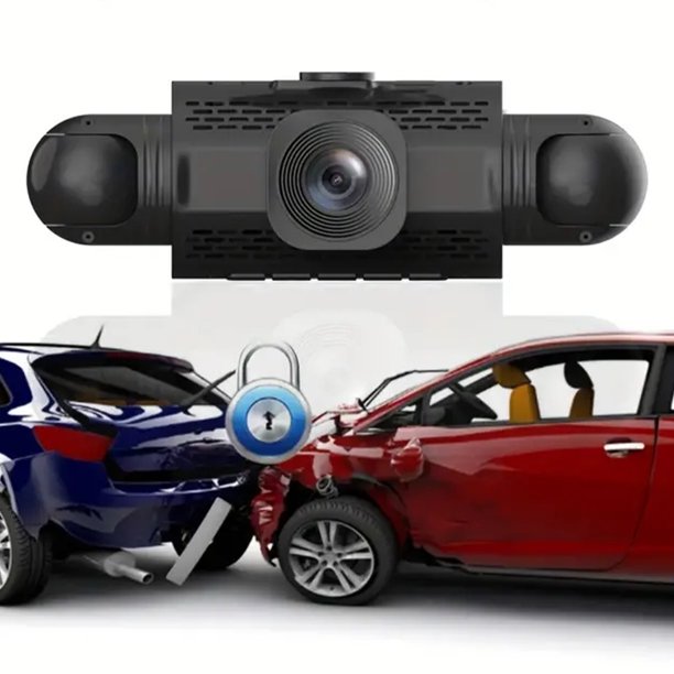 Grabadora Conducción Vehículos 1080P Tablero GPS Cámara DVR Montada en Vehículo 4 Canales DASH CAM (cámara Canales)