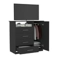 thumbnail image 2 of CoSoTower Dresser Beaufort, Bedroom, Black, 2 of 6