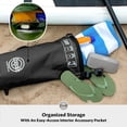 thumbnail image 4 of Mochila STOVER 10L impermeable con funda para teléfono, color negro, 4 of 8