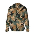 thumbnail image 2 of Picia Camouflage Rabbit Women's Men's UPF 50+ Sun Protection Hoodie Shirt Long Sleeve SPF Fishing Outdoor UV Hiking Lightweight Shirts-Large, 2 of 9