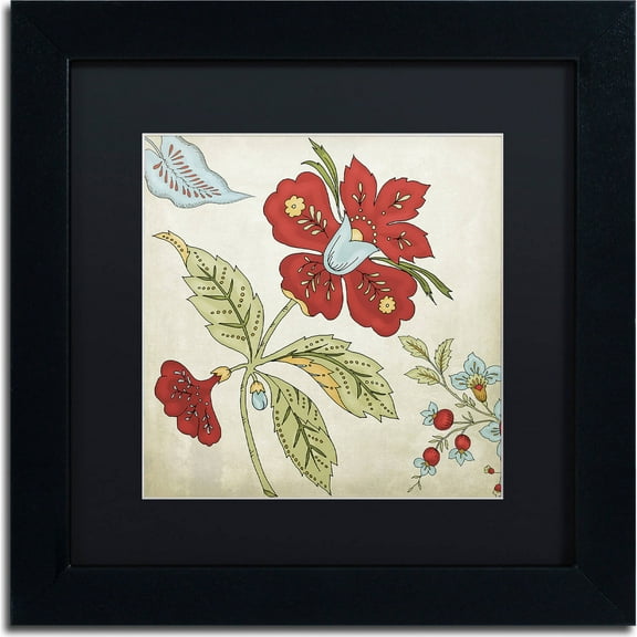 Trademark Fine Art "Sasha II" Canvas Art by Color Bakery, Black Matte, Black Frame