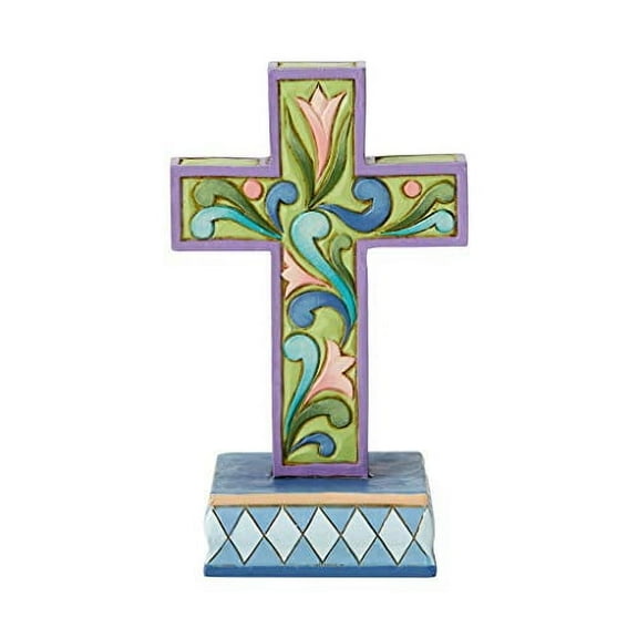 Enesco Jim Shore Heartwood Creek Mini Cross, 3.6"H
