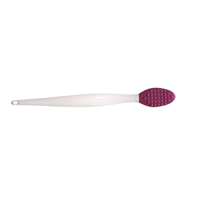 Soidarity Cepillo para puntos negros en la nariz Cepillo para la nariz de silicona Herramienta exfoliante facial de doble cara elástica, Púrpura Type2 NO2 Soidarity CE000211-04