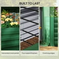 thumbnail image 6 of Outsunny Galvanized Raised Garden Bed, Planter Box with Crop Cage and Shade Cloth, Green, 6 of 9
