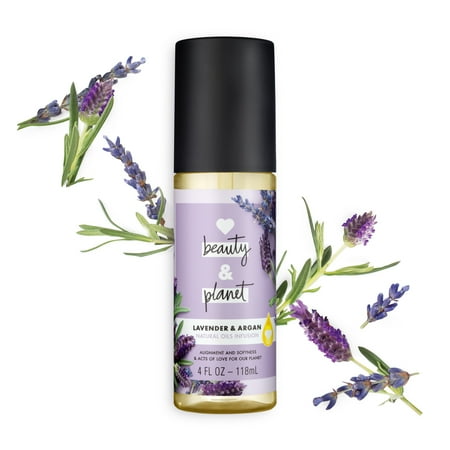 Love Beauty And Planet Alignment and Smoothness Hair Oil Lavender & Argan 4 oz