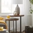 thumbnail image 4 of Bouclair Lampe de Table en Céramique Blanche à Rayures, 4 of 6