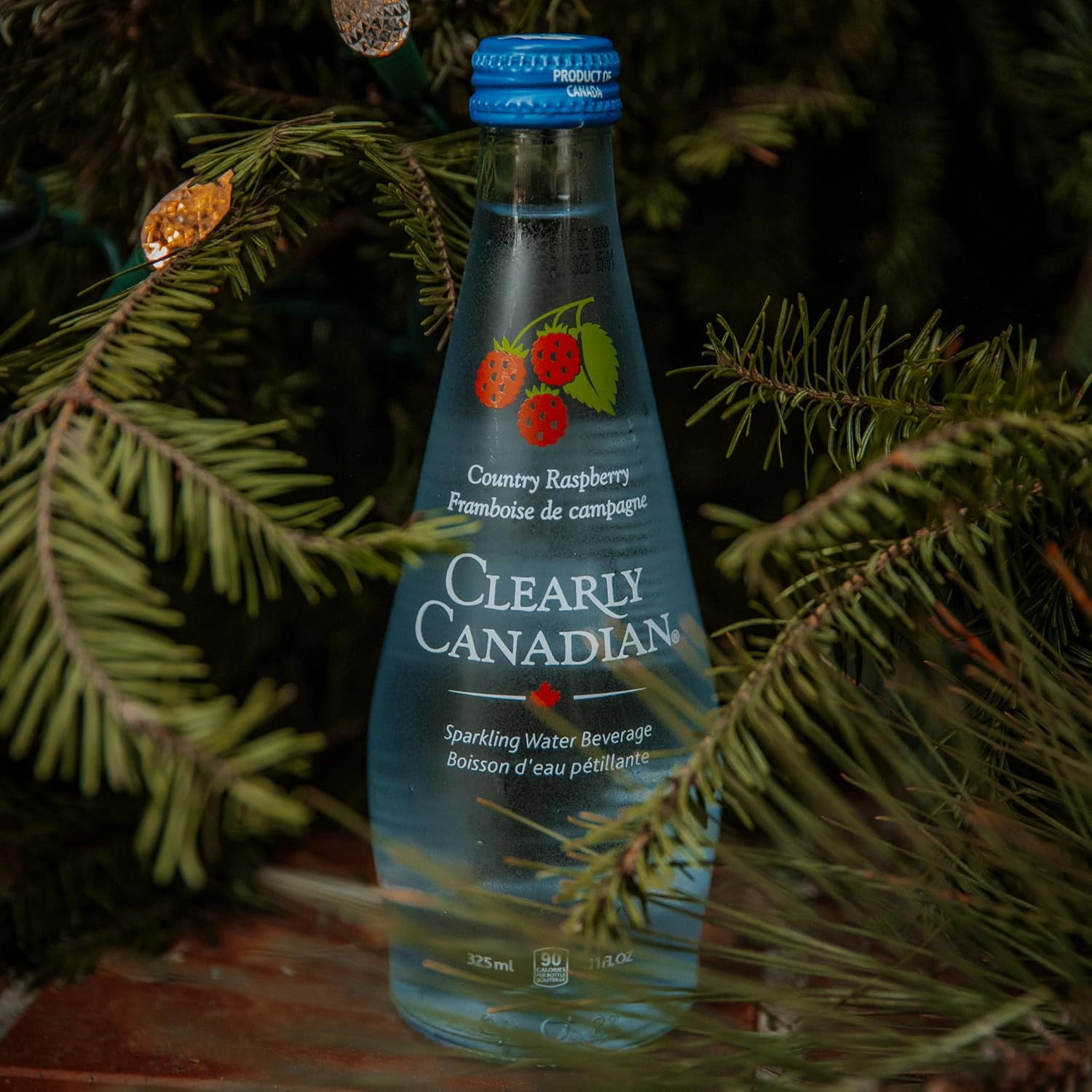 Clearly Canadian Sparkling Flavored Water (Country Raspberry, 12 Pack)