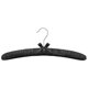 thumbnail image 3 of Perchas Acolchadas de Satén Grandes de 15 Pulgadas, Perchas de Seda para Vestidos de Novia, Abrigos, Trajes, Blusas (Negro, Paquete de 15), 3 of 5