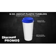 thumbnail image 3 of 16 oz. 2GoCup Plastic Tumblers - 10 pack - Blue, 3 of 5