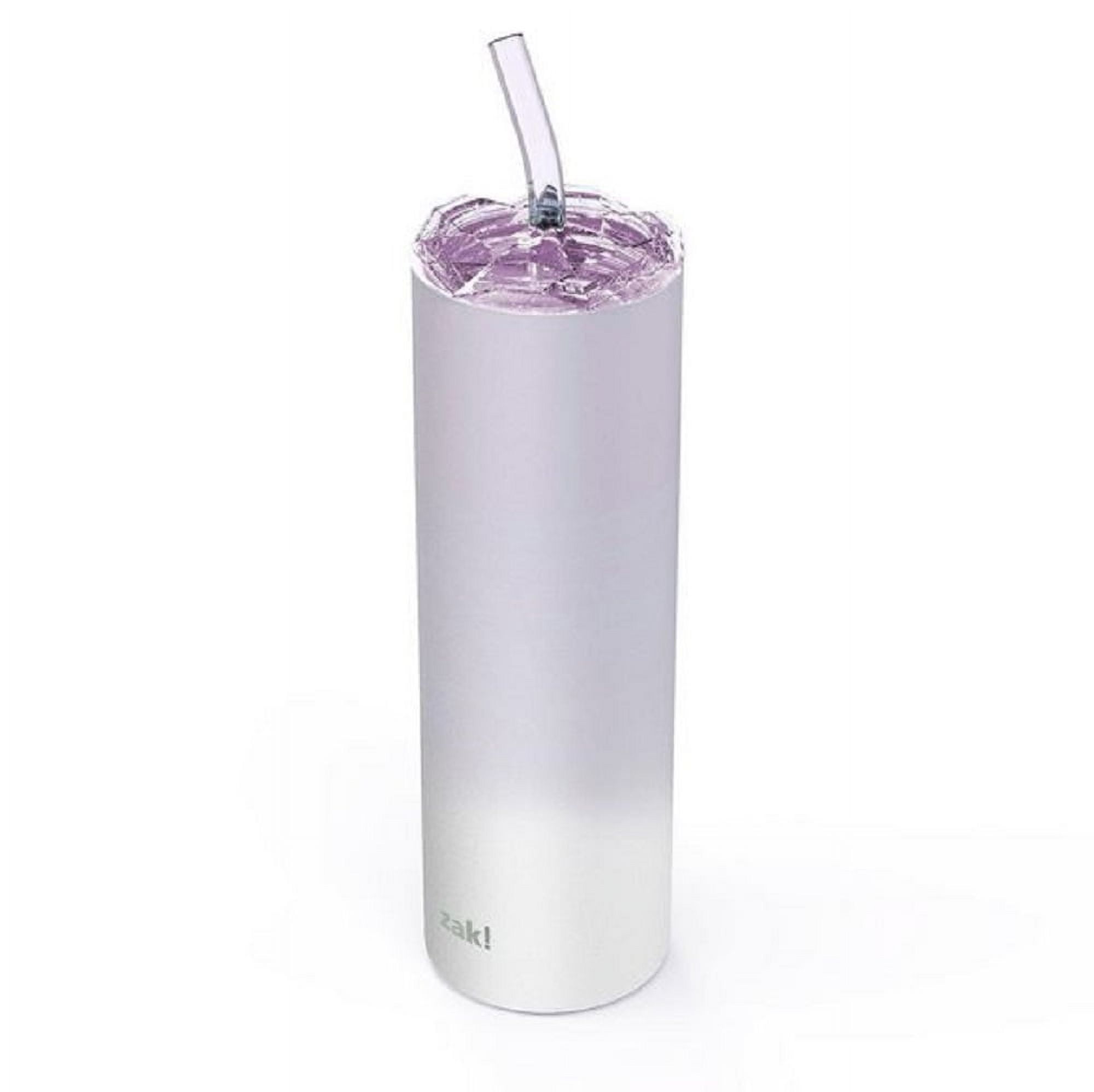 Zak! Designs Jungle Joy Antimicrobial Stainless Steel Double Wall Leakproof  Straw + Tumbler, 1 ct - Baker's