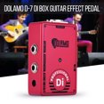 Dolamo D7 Professional DI Box Guitar Effect Pedal with Ground Lift