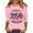 Pink #345, variant on KDDYLITQ Womens 250th Anniversary Independence Day Tshirt Patriotic Red White Blue Crew Neck T-Shirts 4th July 250 Years Birthday Birthday Tees Usa Flag Loose 3/4 Sleeve Tops Watermelon Red S