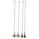 thumbnail image 1 of Juego de Cadena TraccióN Ventilador Techo 4 Piezas, Bombilla y ExtensióN Colgante 12 Pulgadas (Bronce Antiguo), 1 of 5