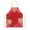 D, variant on Valentines Hearts Aprons Red Love Apron Cooking Apron for Kitchen Holiday Apron Adjustable Neck Strap for Women Men Kitchen Accessories