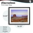 thumbnail image 4 of Stupell Industries Southwestern Moonrise Over Monument Valley Black Framed Print Under Glass, 16 x 13, by Dennis Frates, 4 of 8