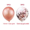 thumbnail image 3 of 10 unidades/juego de globos de confeti y globos metálicos mezclados increíble vista brillante yeacher Globo, 3 of 4