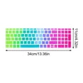 thumbnail image 2 of Protector de teclado compatible con HP 15-bf, resistente al agua y con degradado., 2 of 6