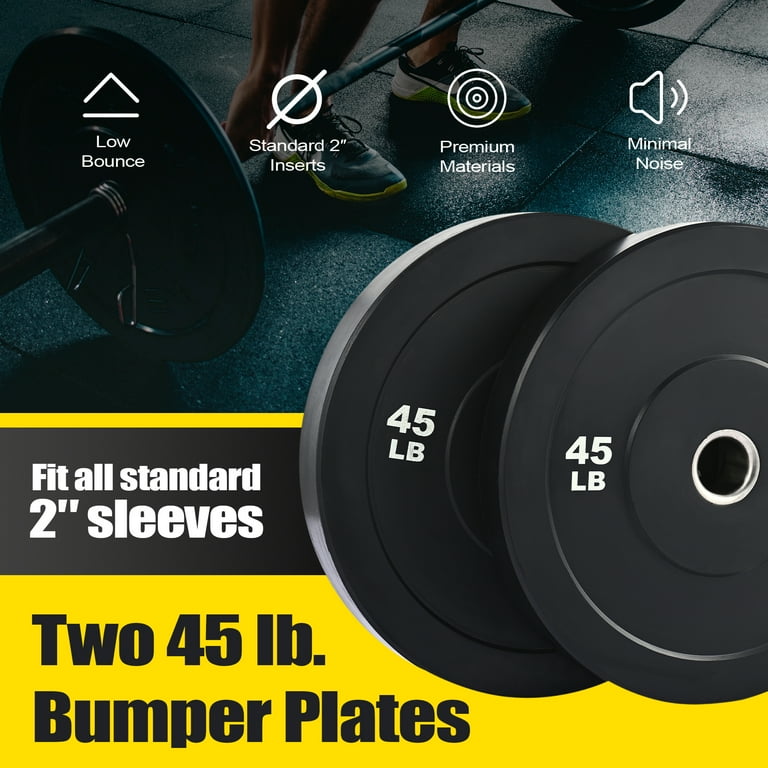 Preenex 45lb Bumper Plate Set 2