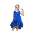 thumbnail image 3 of Girls Dress Blue Floral Handbag Sleeveless Princess Summer Sundress Cute 5 Years, 3 of 8