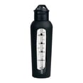 thumbnail image 3 of Botella de agua de vidrio, jarra de agua de gran capacidad, portátil con asa de transporte para beber Negro, 3 of 9