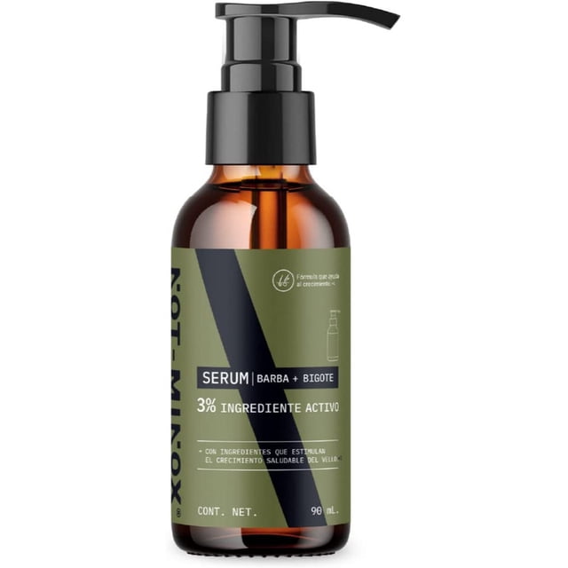 Crecimiento Barba y Bigote 3% Ingrediente Activo 90 ml Not-Minox Serum