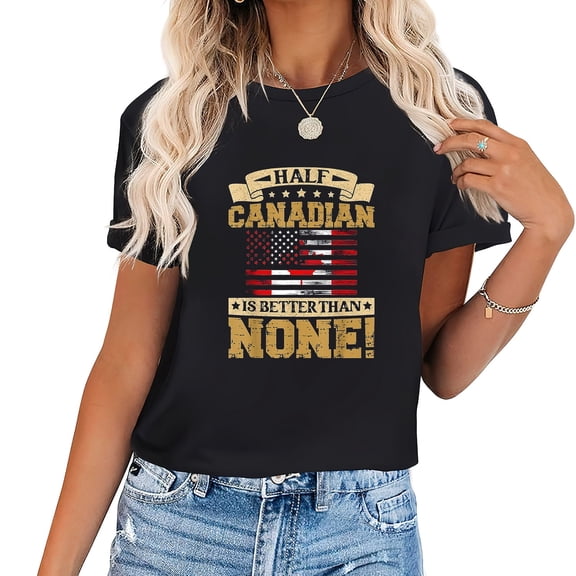 Womens Canada Flag Souvenirs For Canadians Men & Women T-Shirt