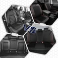 thumbnail image 6 of Skechers Car Seat Covers , Air-Cool Design Memory Foam Seat Covers, Piping Leather Mesh Car Seat Cover,Airbag Compatible,Automotive Comfort Universal FitMost Cars,Vans,Truck,SUV,Red Full Set, 6 of 9