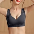 thumbnail image 3 of Womens Seamless Bras, Women's Front Closure Bra One Piece Comfort Wireless Bottom Hem Bras Wide Strap Deep V Bras M-2XL, 3 of 6