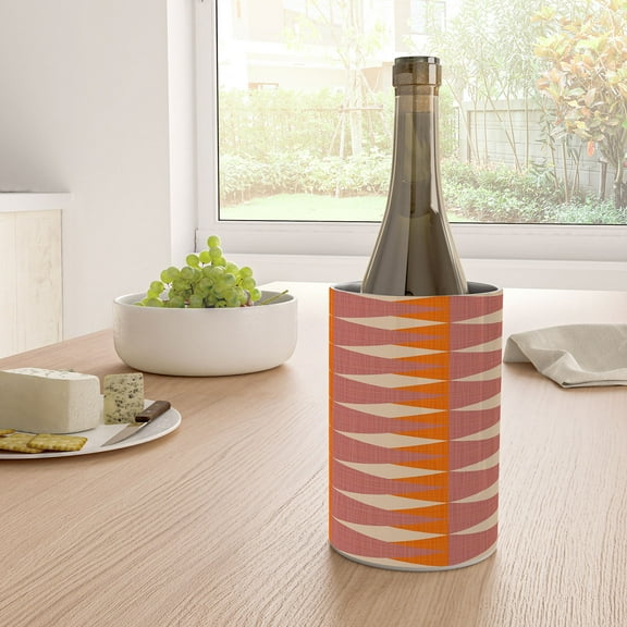 Society6 Little Arrow Design Co Cadence Damask Wine Chiller
