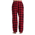 thumbnail image 3 of CYZ Men's 100% Cotton Super Soft Flannel Plaid Pajama Pants-BlackRedGingham-XL, 3 of 3