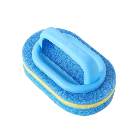 Cleaning Brush for Bathroom Kitchen Bathtub Toilet Cleaner All Purpose Shower Sponge Scrubbing Brush with Ergonomic Handle