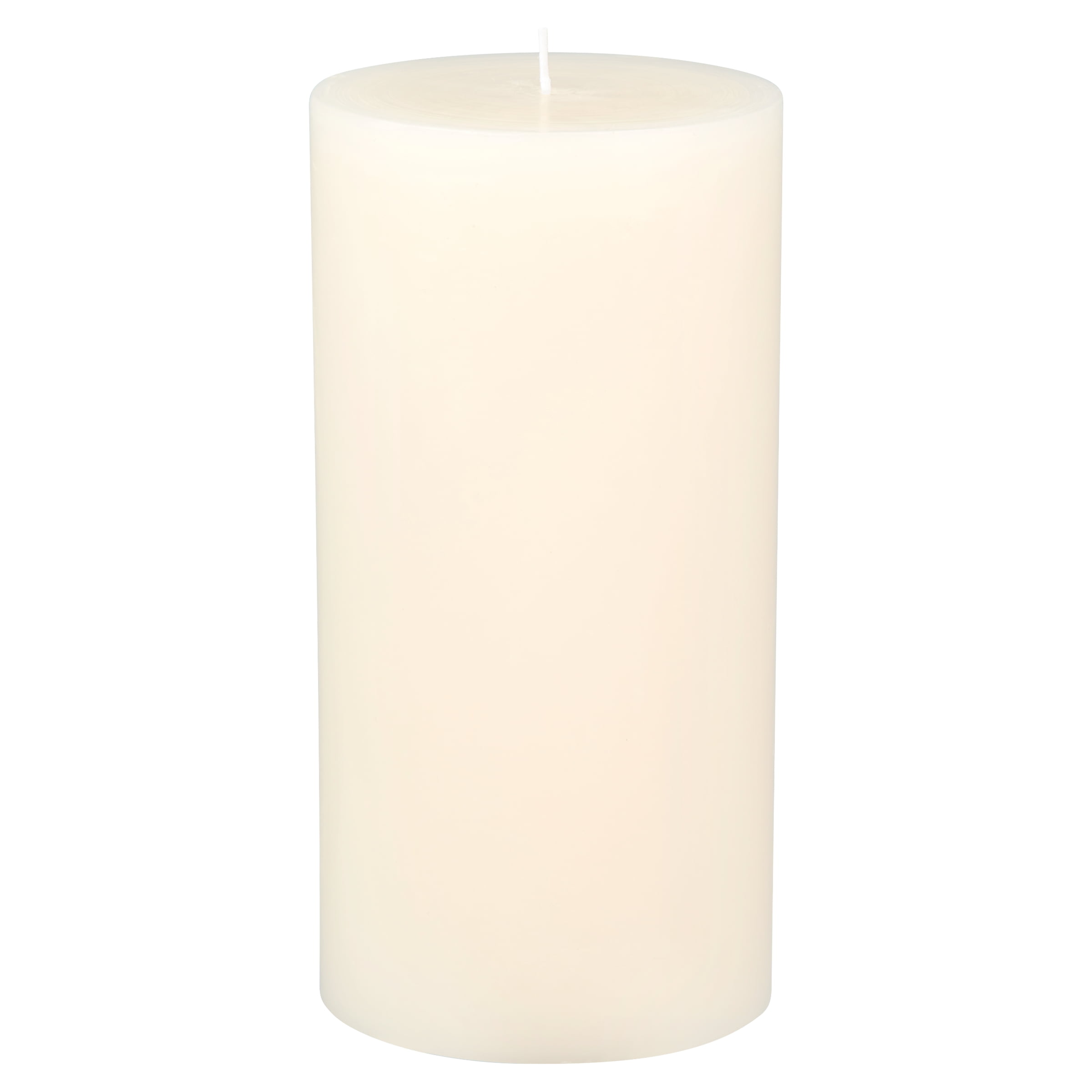 Mainstays Unscented Pillar Candle, 4 x 8 inches, Ivory