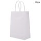 thumbnail image 3 of Bolsa de Regalo ANGGREK de Papel Kraft de Gran Capacidad para ir de Compras Fiesta Picnic color amarillo/blanco/negro/púrpura/rosa/astilla, 3 of 8
