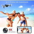 thumbnail image 3 of Aerial Drone Professional HD 1080P 90° Adjustable Camera Folding Wifi 360 Degree Roll FPV Selfie RC Drone with Real Time Video, 3 of 10