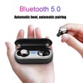 thumbnail image 3 of Gwong Electrónica F9 Pantalla portátil LED Pantalla de alimentación inalámbrica Bluetooth compatible con 5.0 auriculares con caja de carga, 3 of 7