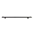 thumbnail image 4 of Modern Aluminum Handrail Grab Bar Kit, Adjustable Steel Brackets Included, Returns to Wall, Matt Black Powder Coat (5 Foot Handrail Set), 4 of 15