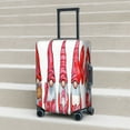 thumbnail image 6 of Lsque Cute Valentine's Gnomes Printed Luggage Cover, Travel Luggage Protector,Scratch and Dirt Resistant, Fits 18-32 Inch Luggage-Large, 6 of 7