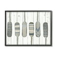 thumbnail image 2 of Andi Metz Water Poles Geometric Patterned Canoe Paddle Oars 20 in x 16 in Framed Painting Art Print, by Stupell Home Décor, 2 of 5