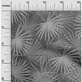 thumbnail image 2 of oneOone Polyester Spandex Black Fabric Tropical Palm Leaf Quilting Supplies Print Sewing Fabric By The Yard 56 Inch Wide, 2 of 6