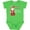 Apple Green, variant on Santa Claus Is On His Way Christmas Boys or Girls Baby Bodysuit