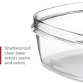 thumbnail image 2 of Juego de 10 recipientes Rubbermaid Premier para almacenamiento de alimentos, color gris, 2 of 6