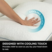 Brookstone Cool Sense Down Alternative Pillow 2 Pack - Cold Cooling Pillows for Hot Sleepers - CoolSense Pillows for Sleeping - Stay Cool and Comfortable All Night - White, King Size