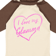 thumbnail image 4 of Inktastic I Love My Glamma in Pink Chalk Heart Boys or Girls Long Sleeve Baby Bodysuit, 4 of 5