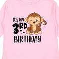 thumbnail image 4 of Inktastic Monkey Its My 3rd Birthday Boys or Girls Long Sleeve Toddler T-Shirt, 4 of 5