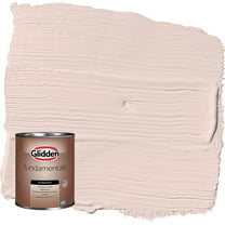 Glidden Fundamentals Coral Cream / Orange Satin Exterior Paint, 1 Quart
